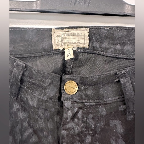 Mint Condition Current Elliot the Stiletto Leopard Skinny, in black, 31, $60 - Picture 3 of 6